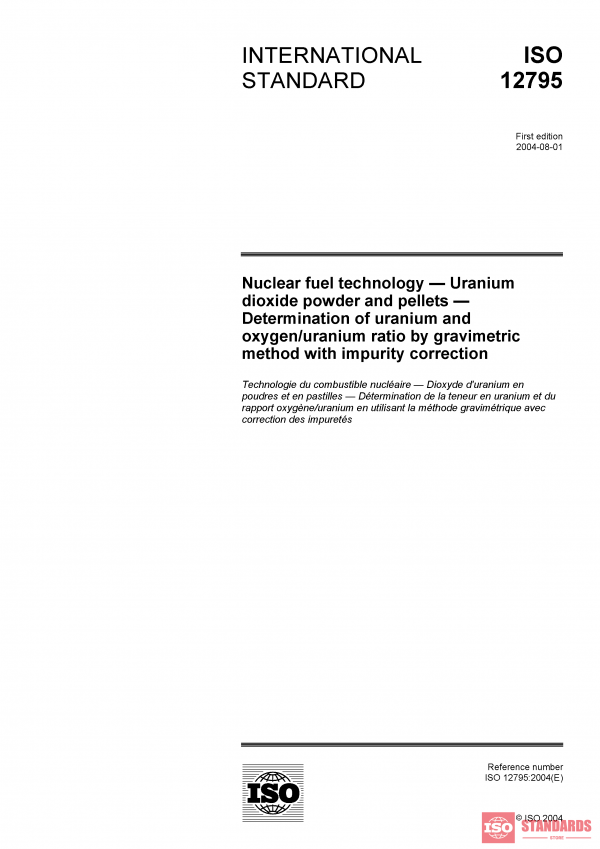 ISO 12795:2004 PDF