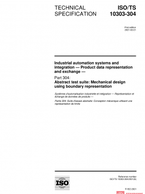 ISO/TS 10303-304:2001 PDF