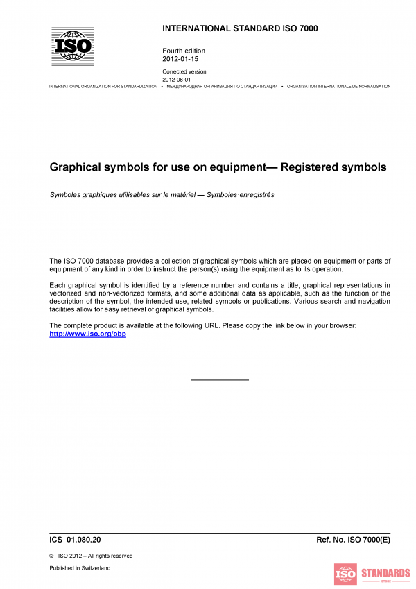 ISO 7000:2012 PDF