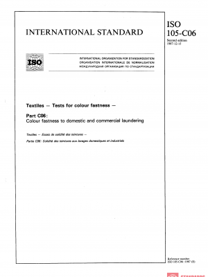ISO 105-C06:1987 PDF