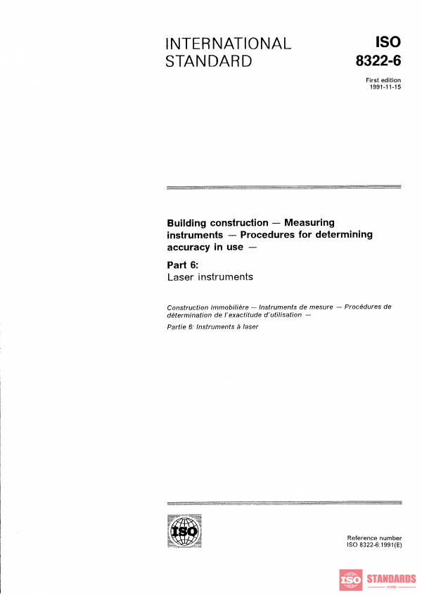 ISO 8322-6:1991 PDF
