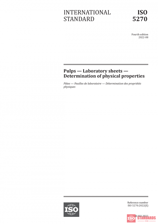 ISO 5270:2022 PDF
