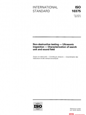 ISO 10375:1997 PDF