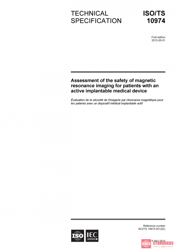 ISO/TS 10974:2012 PDF
