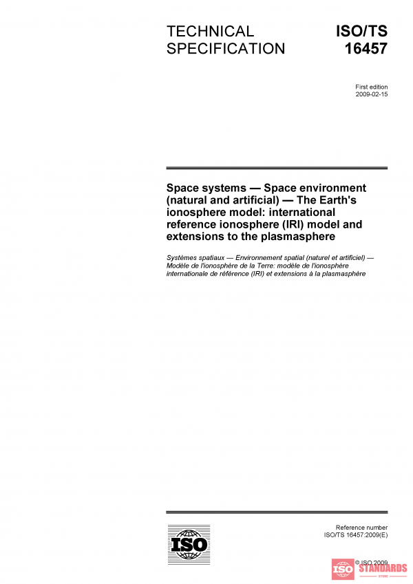 ISO/TS 16457:2009 PDF