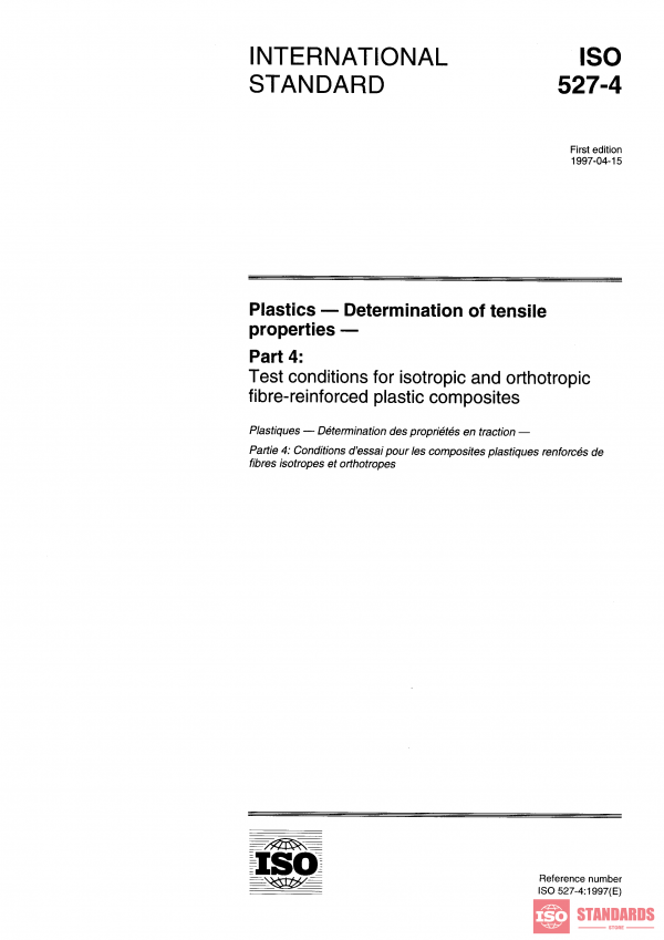 ISO 527-4:1997 PDF