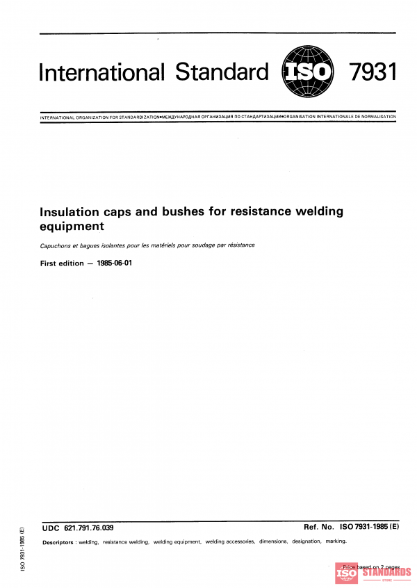 ISO 7931:1985 PDF