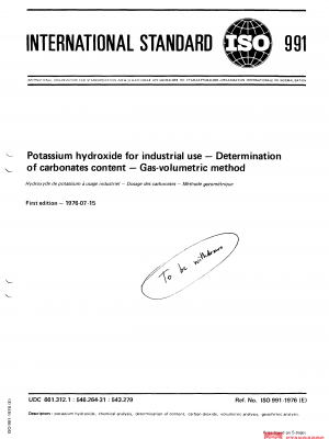 ISO 991:1976 PDF