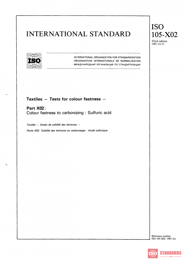 ISO 105-X02:1987 PDF