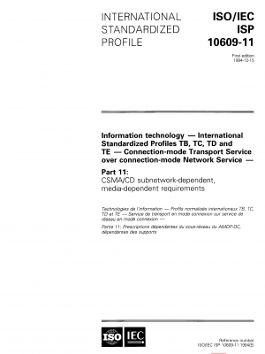 ISO/IEC ISP 10609-11:1994 PDF