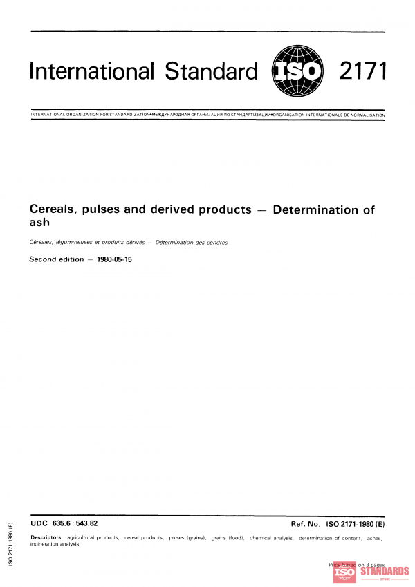 ISO 2171:1980 PDF