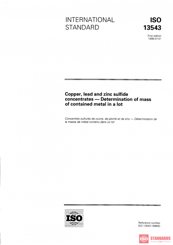ISO 13543:1996 PDF