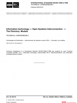 ISO/IEC 9594-2:1998/Cor 2:2002 PDF