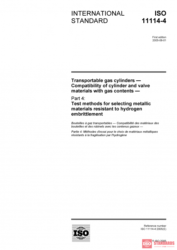 ISO 11114-4:2005 PDF
