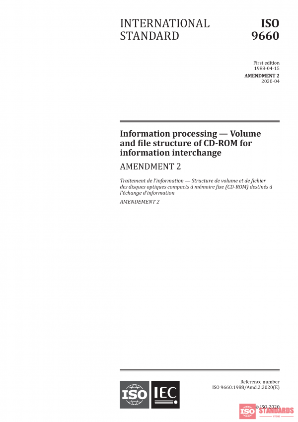 ISO 9660:1988/Amd 2:2020 PDF