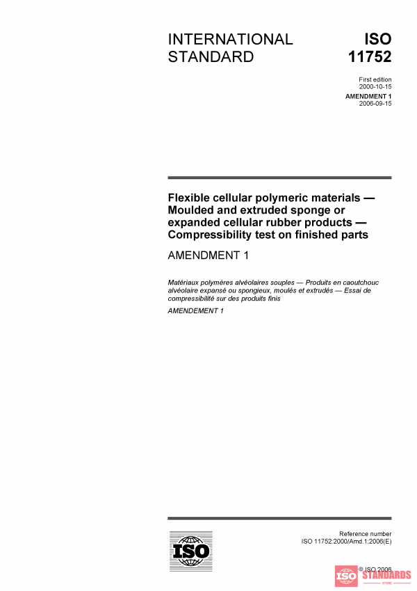 ISO 11752:2000/Amd 1:2006 PDF