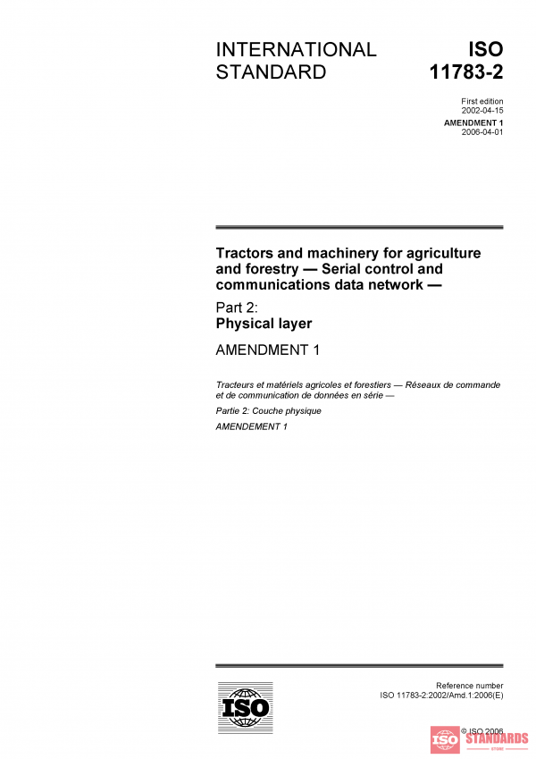 ISO 11783-2:2002/Amd 1:2006 PDF