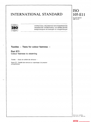 ISO 105-E11:1987 PDF