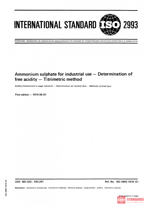 ISO 2993:1974 PDF