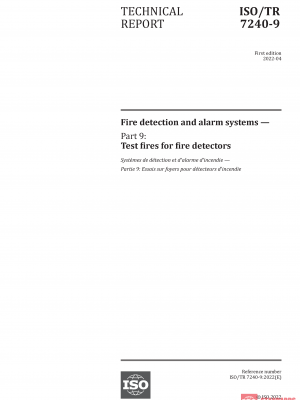 ISO/TR 7240-9:2022 PDF
