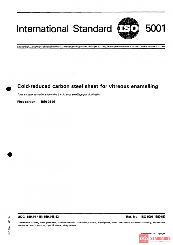 ISO 5001:1980 PDF