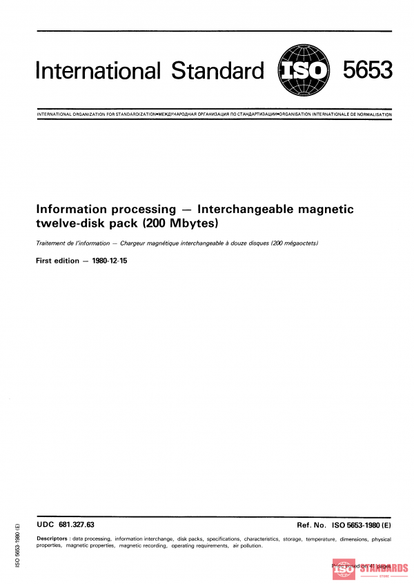 ISO 5653:1980 PDF