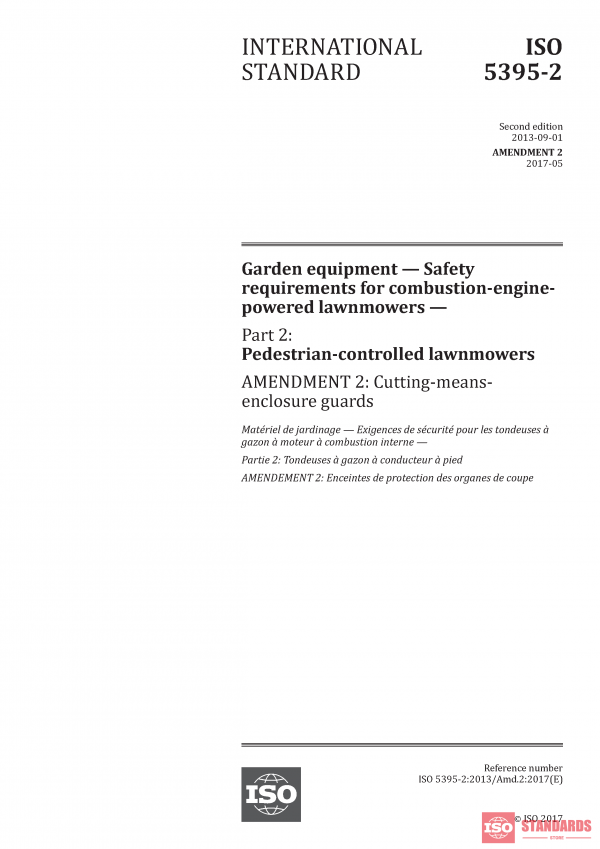 ISO 5395-2:2013/Amd 2:2017 PDF