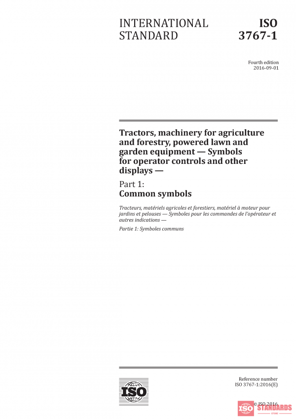 ISO 3767-1:2016 PDF