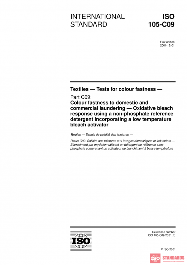ISO 105-C09:2001 PDF