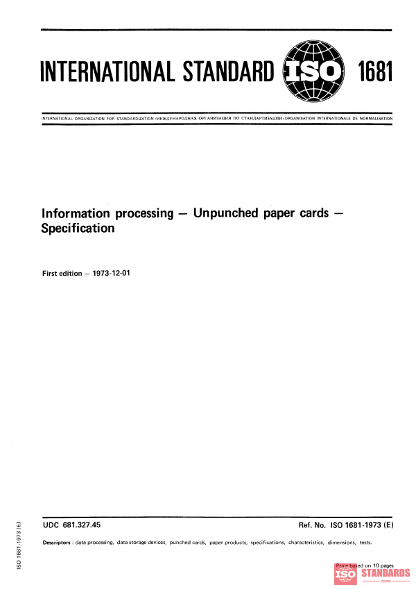 ISO 1681:1973 PDF