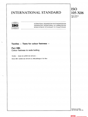 ISO 105-X06:1987 PDF