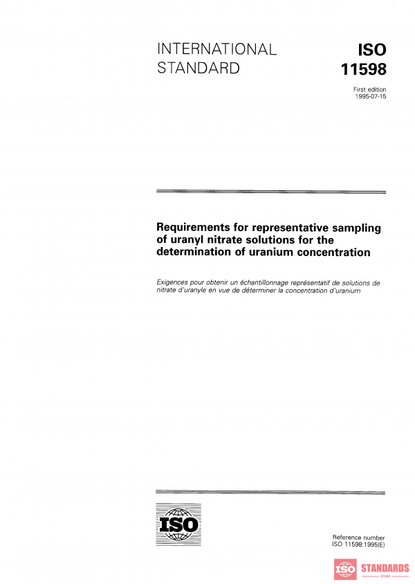ISO 11598:1995 PDF