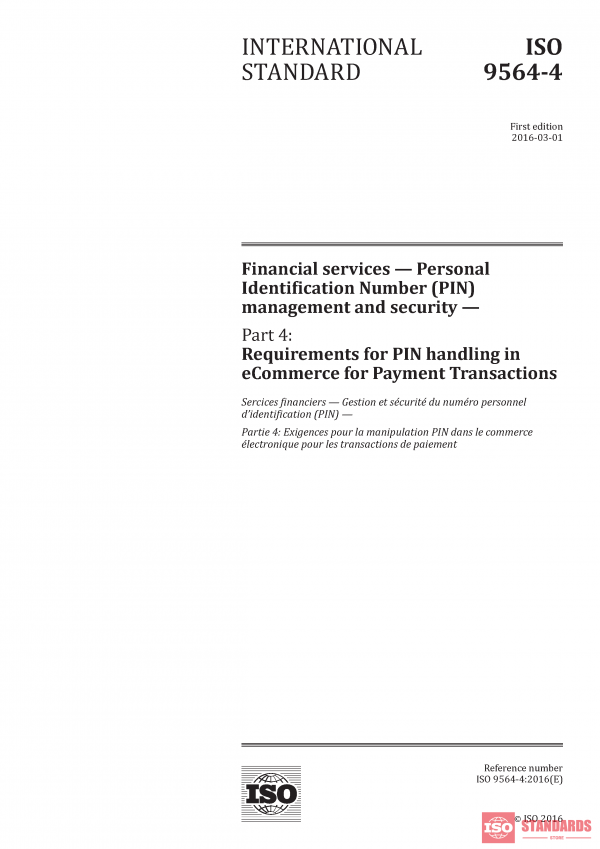 ISO 9564-4:2016 PDF