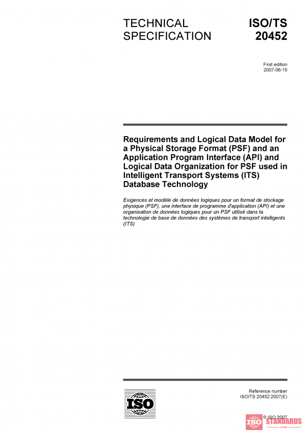 ISO/TS 20452:2007 PDF