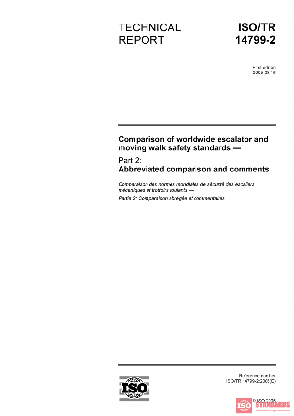 ISO/TR 14799-2:2005 PDF