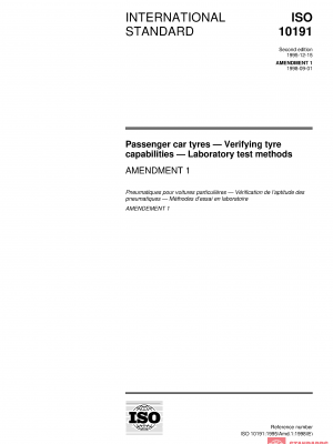 ISO 10191:1995/Amd 1:1998 PDF