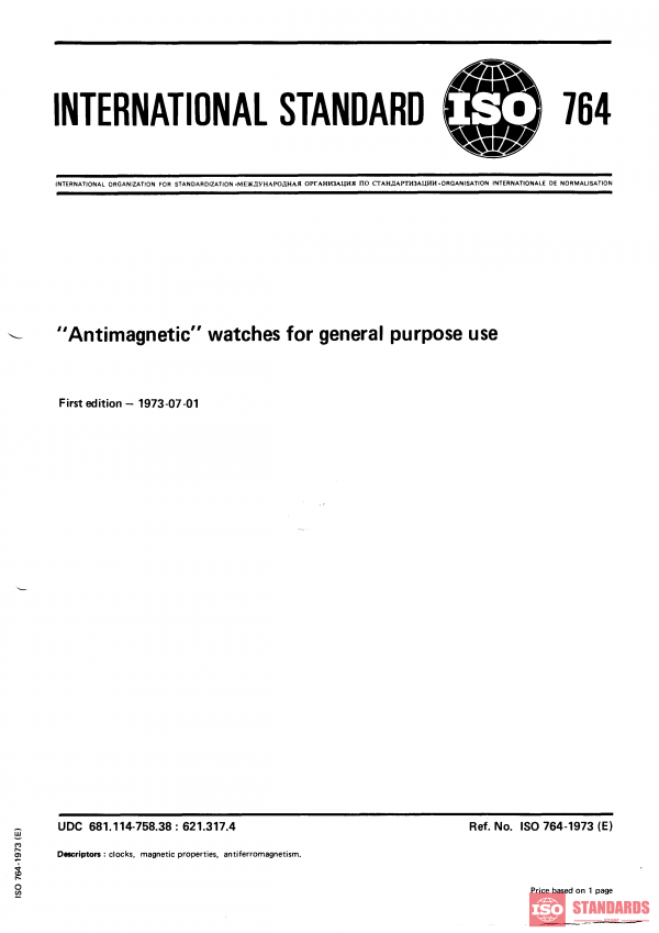 ISO 764:1973 PDF