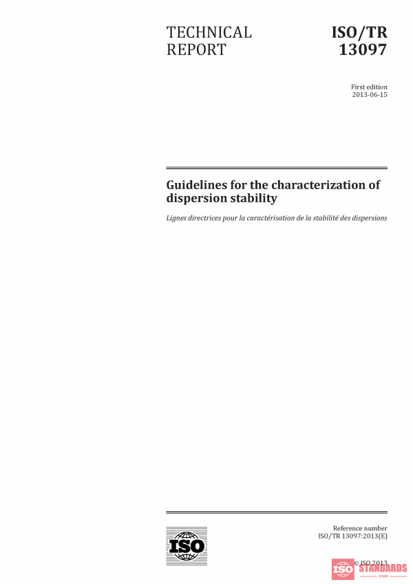 ISO/TR 13097:2013 PDF