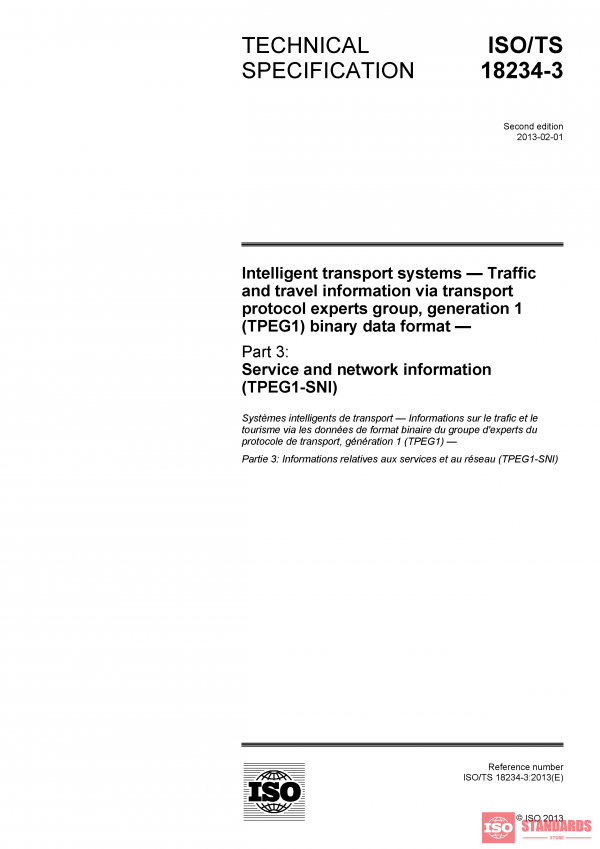 ISO/TS 18234-3:2013 PDF
