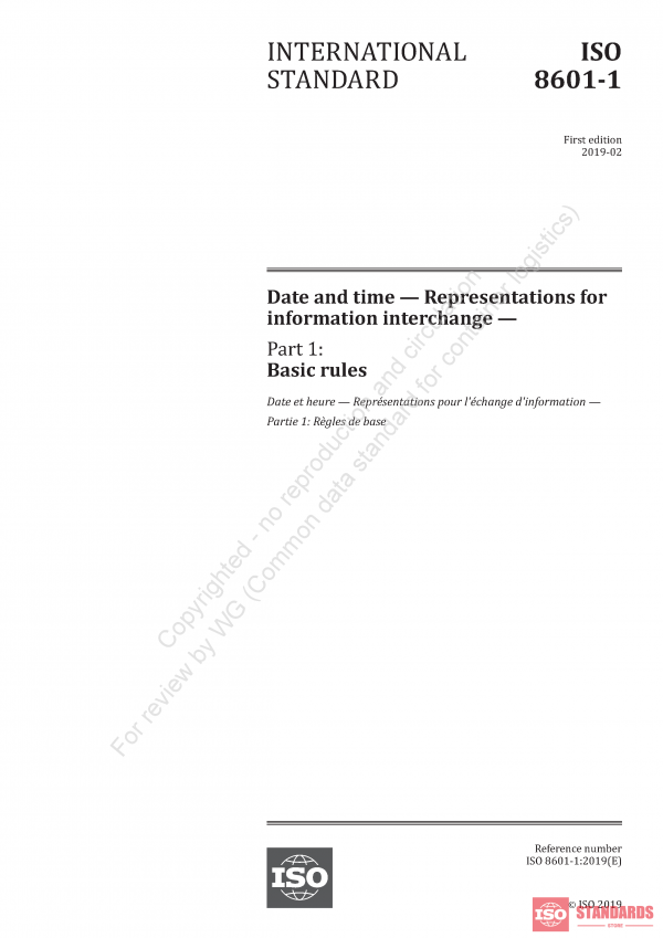 ISO 8601 1 WG:2019 PDF