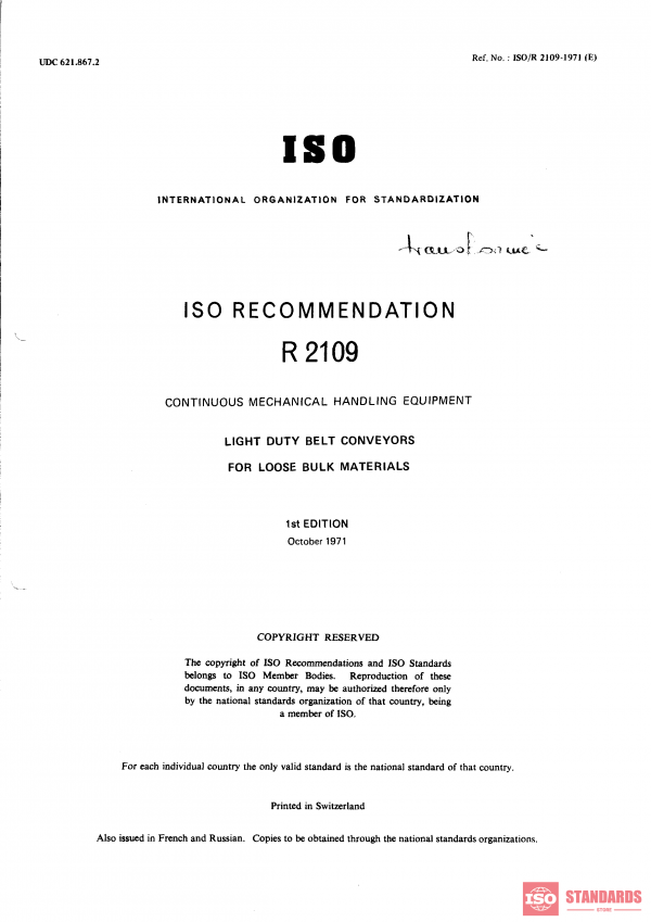 ISO/R 2109:1971 PDF