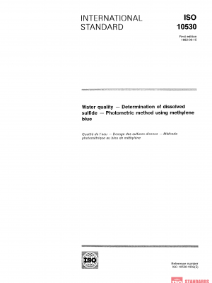ISO 10530:1992 PDF