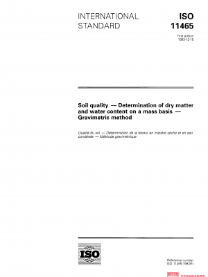 ISO 11465:1993 PDF