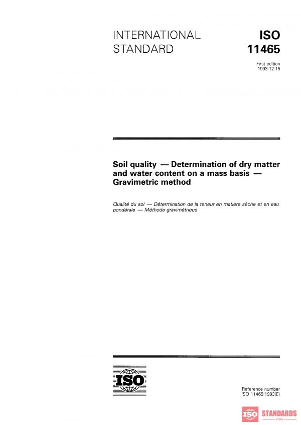 ISO 11465:1993 PDF