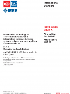 ISO/IEC/IEEE 8802-A:2015/Amd 3:2025 PDF