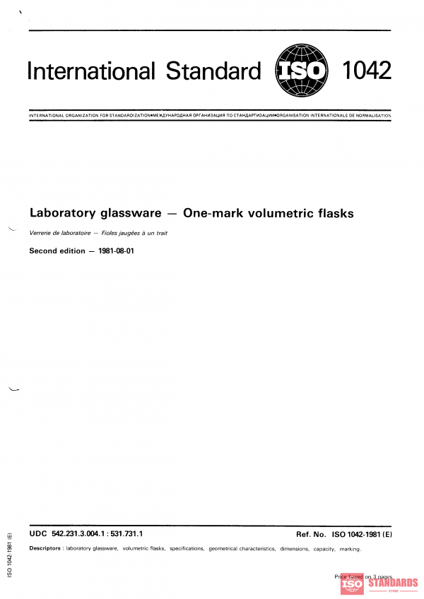 ISO 1042:1981 PDF