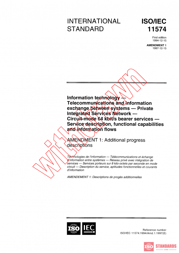 ISO/IEC 11574:1994/AMD1:1997 PDF