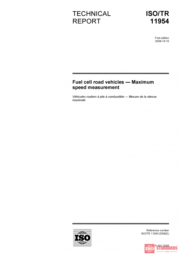 ISO/TR 11954:2008 PDF