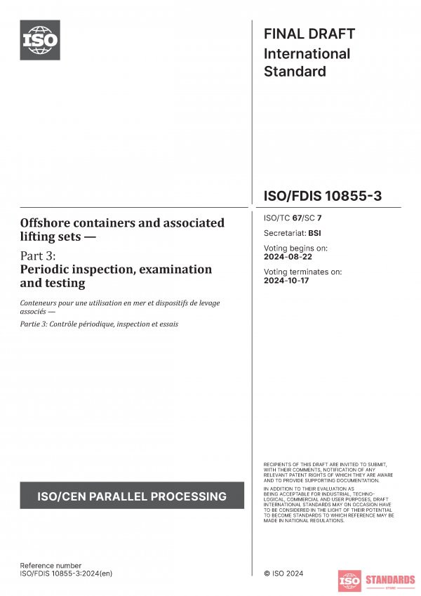 ISO/FDIS 10855 Final Draft – 3:2024 PDF