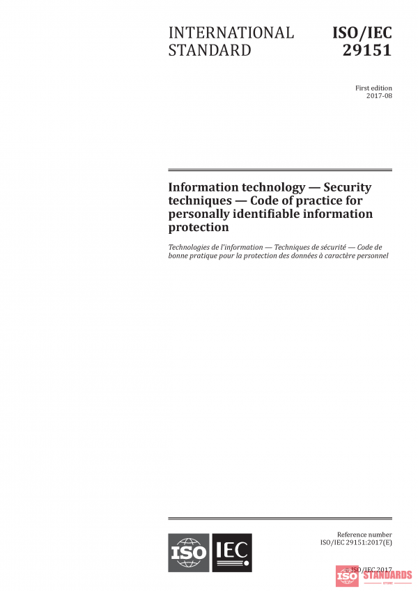 ISO/IEC 29151 :2017 PDF